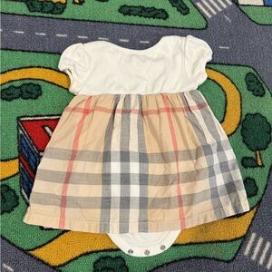 Burberry Plaid Baby 9M Dress onesie